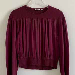 Uniqlo Ruched Blouse
